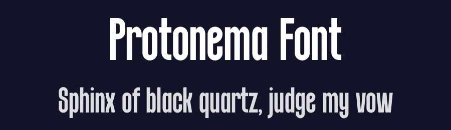 Protonema Font by Aivos Dreams — Sans Serif Font — thumbnail 2