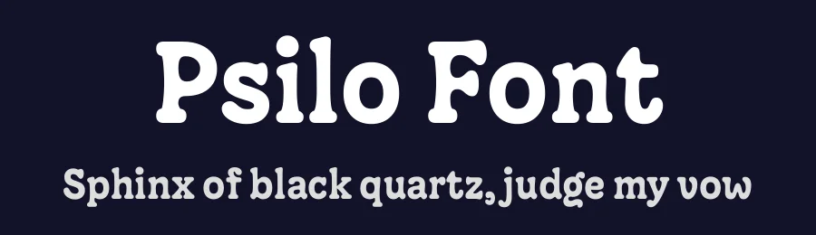Psilo Font by Black Foundry — Display Font — thumbnail 2