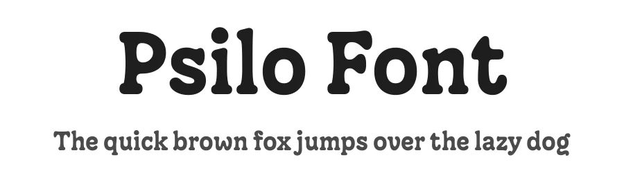 Psilo Font by Black Foundry — Display Font