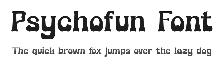 Psychofun Font by alit design — Display Font