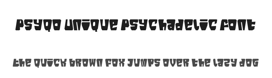 Psyqo Unique Psychadelic Font by PutraCetol Studio — Display Font