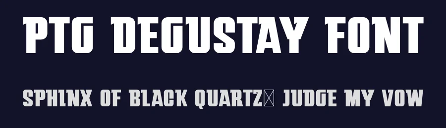 PTG Degustay Font by portograph — Display Font — thumbnail 2