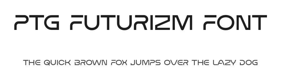 PTG Futurizm Font by portograph — Display Font