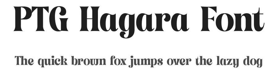 PTG Hagara Font by portograph — Serif Font