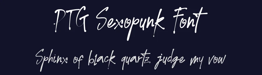 PTG Sexopunk Font by portograph — Script Handwritten Font — thumbnail 2