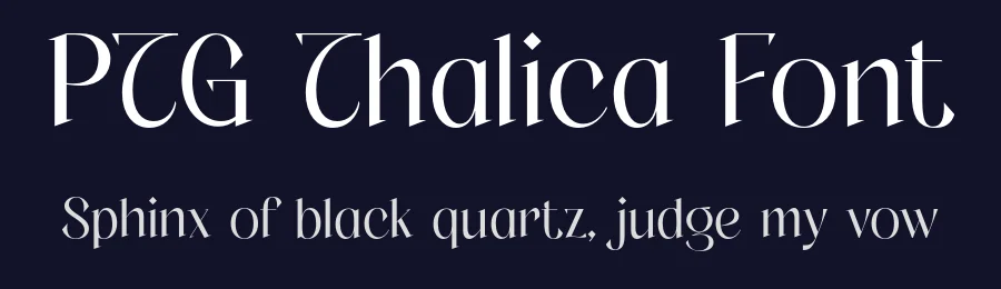 PTG Thalica Font by portograph — Serif Font — thumbnail 2