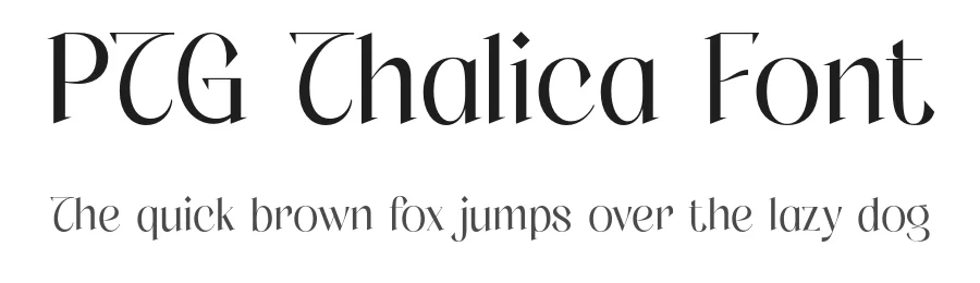 PTG Thalica Font by portograph — Serif Font