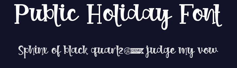 Public Holiday Font by nihstudio — Display Font — thumbnail 2