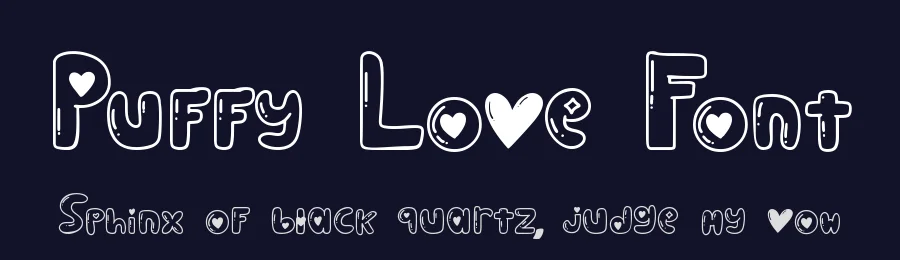 Puffy Love Font by Dm Studio — Display Font — thumbnail 2