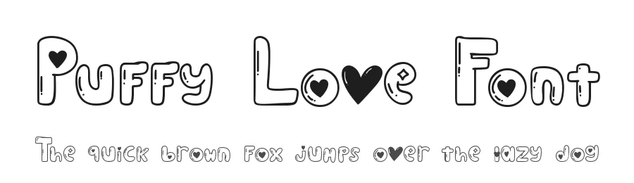 Puffy Love Font by Dm Studio — Display Font