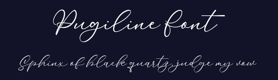 Pugiline Font by metafontsy — Script Handwritten Font — thumbnail 2