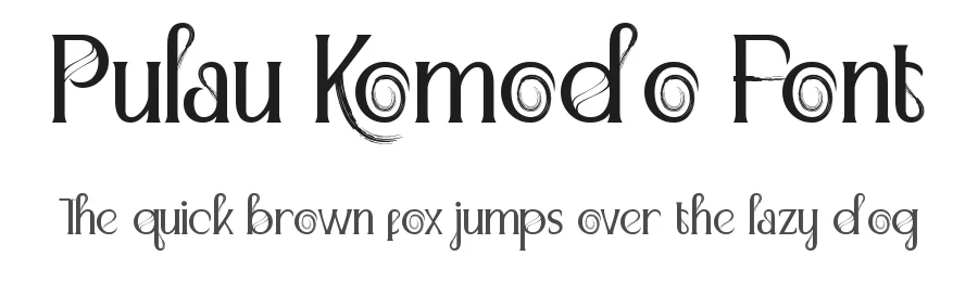 Pulau Komodo Font by nihstudio — Display Font