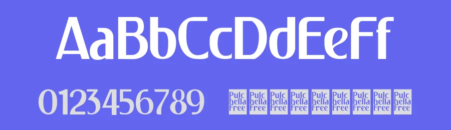 Pulchella Sans Serif Font by mhdafifersya — Sans Serif Font — thumbnail 3