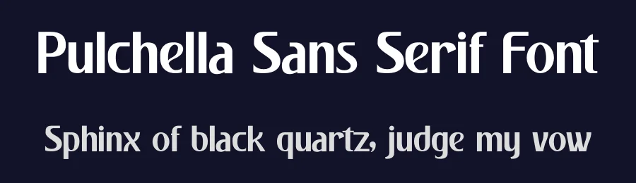 Pulchella Sans Serif Font by mhdafifersya — Sans Serif Font — thumbnail 2