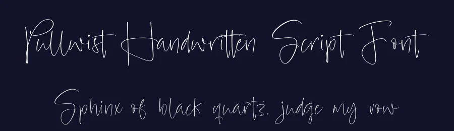 Pullwist Handwritten Script Font by Operatype.Co — Script Handwritten Font — thumbnail 2