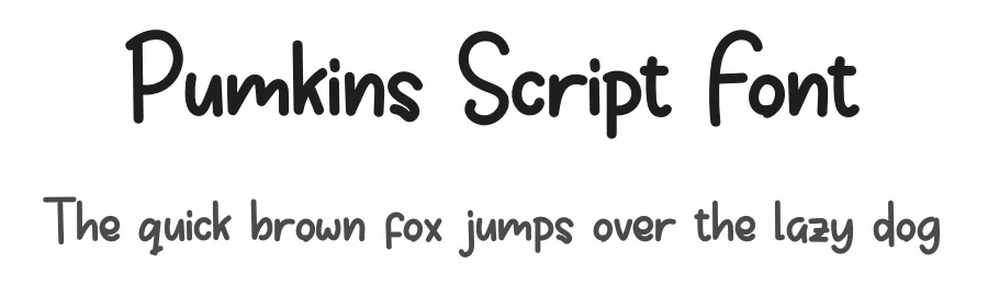 Pumkins Script Font by twinletter — Script Handwritten Font