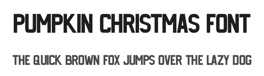 Pumpkin Christmas Font by Craftedtype — Decorative Font