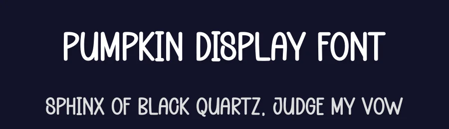 Pumpkin Display Font by andikastudio — Display Font — thumbnail 2