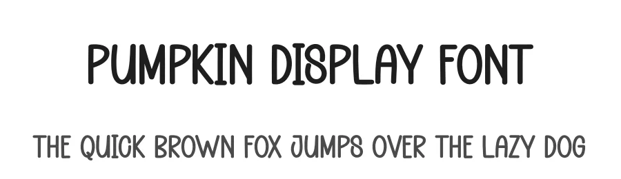 Pumpkin Display Font by andikastudio — Display Font