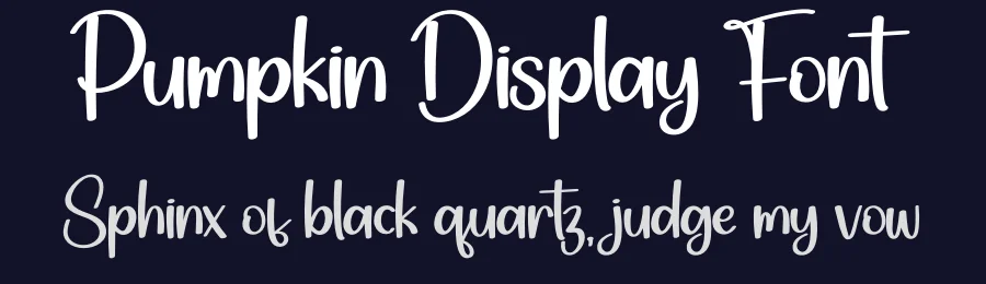 Pumpkin Display Font by andikastudio — Display Font — thumbnail 2