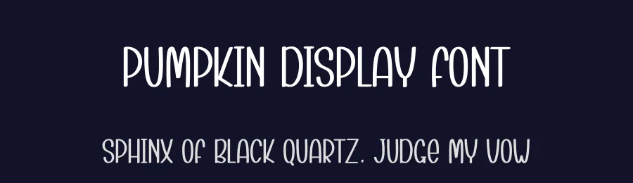 Pumpkin Display Font by andikastudio — Display Font — thumbnail 2