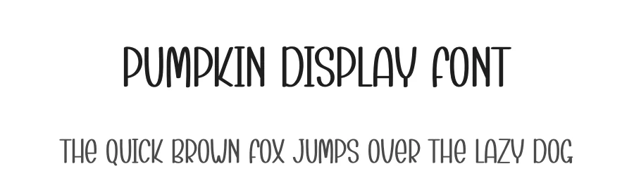 Pumpkin Display Font by andikastudio — Display Font