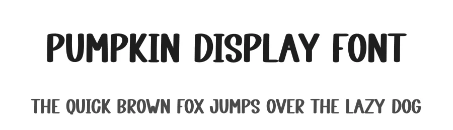 Pumpkin Display Font by andikastudio — Display Font