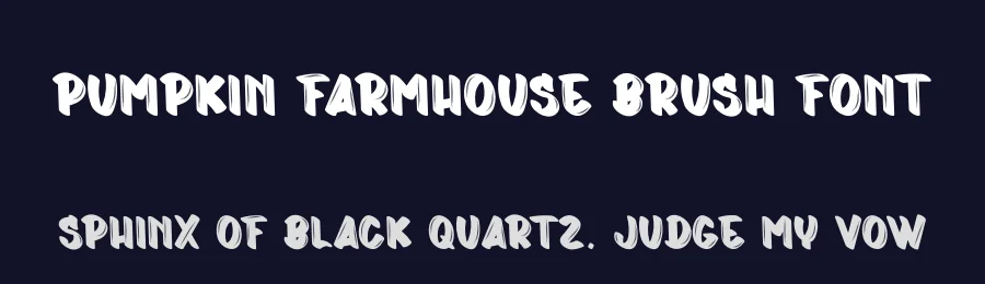 Pumpkin Farmhouse Brush Font by creativeletter — Script Handwritten Font — thumbnail 2