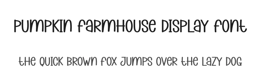 Pumpkin Farmhouse Display Font by creativeletter — Display Font