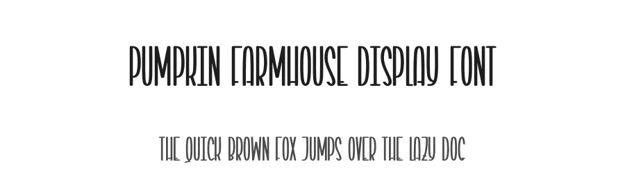Pumpkin Farmhouse Display Font by creativeletter — Display Font