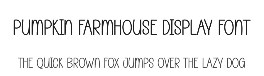 Pumpkin Farmhouse Display Font by andikastudio — Display Font
