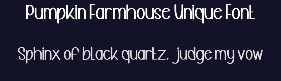 Pumpkin Farmhouse Unique Font by inermediaSTUDIO — Display Font — thumbnail 2