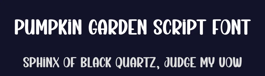 Pumpkin Garden Script Font by creativeletter — Display Font — thumbnail 2