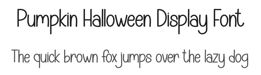 Pumpkin Halloween Display Font by creativeletter — Display Font
