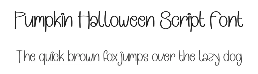 Pumpkin Halloween Script Font by creativeletter — Display Font