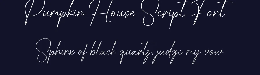 Pumpkin House Script Font by creativeletter — Script Handwritten Font — thumbnail 2