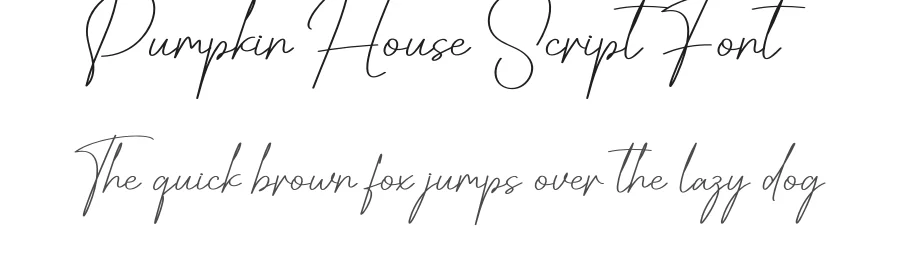 Pumpkin House Script Font by creativeletter — Script Handwritten Font
