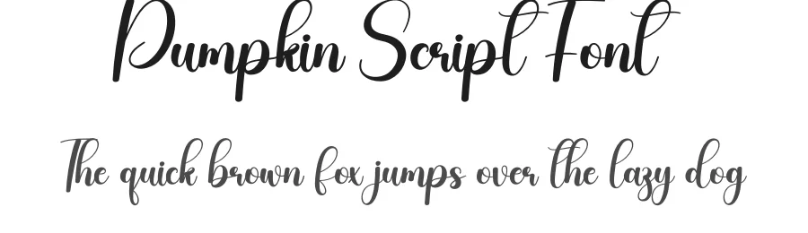Pumpkin Script Font by creativeletter — Script Handwritten Font