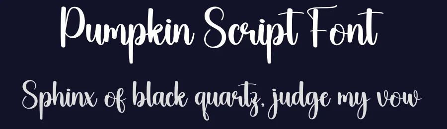 Pumpkin Script Font by creativeletter — Script Handwritten Font — thumbnail 2