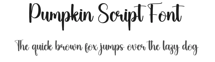Pumpkin Script Font by creativeletter — Script Handwritten Font