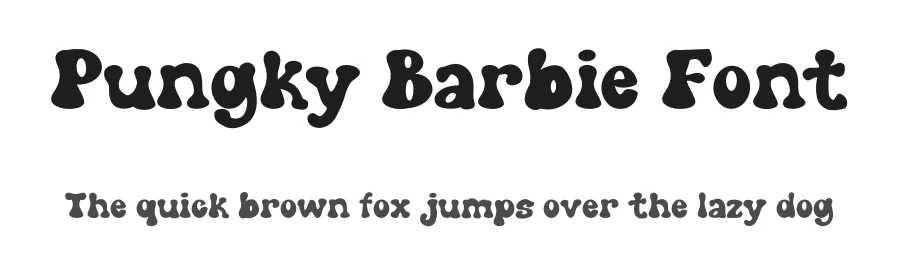 Pungky Barbie Font by Almairatype — Display Font