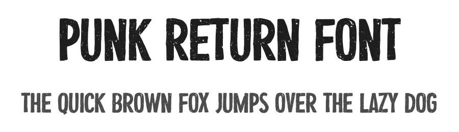 Punk Return Font by Artnivora Studio — Display Font