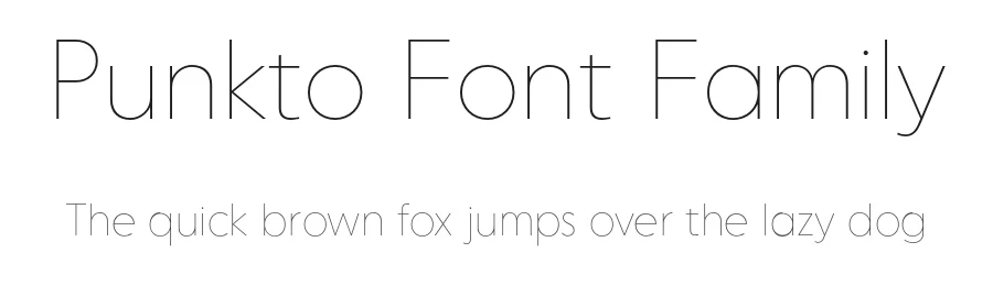 Punkto Font Family by Ahmet Altun — Sans Serif Font