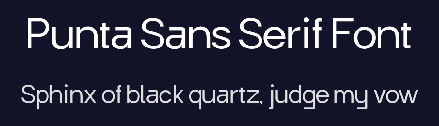 Punta Sans Serif Font by Tuna Ekici — Sans Serif Font — thumbnail 2