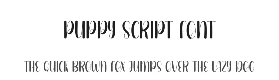 Puppy Script Font by andikastudio — Script Handwritten Font