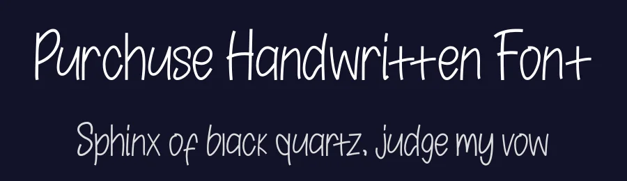 Purchuse Handwritten Font by kumsstudio — Script Handwritten Font — thumbnail 2