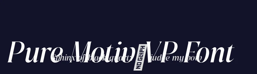 Pure Motiv VP Font by vpcreativeshop — Serif Font — thumbnail 2
