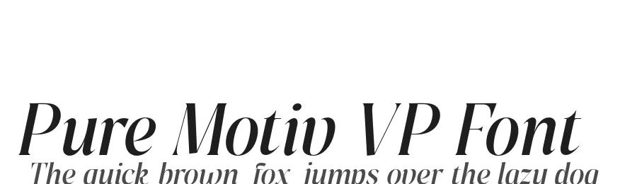 Pure Motiv VP Font by vpcreativeshop — Serif Font