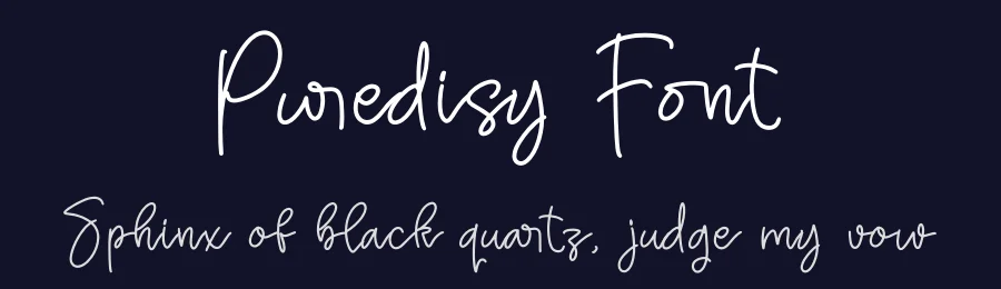 Puredisy Font by letterenastudios — Script Handwritten Font — thumbnail 2