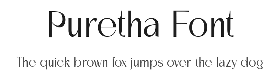 Puretha Font by hyperactype โ Display Font